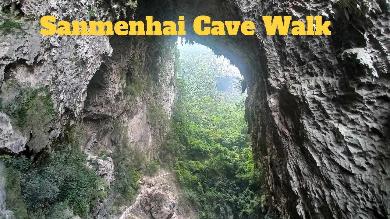 Walking tour of the Simenhai caves | Exploring China, HDR