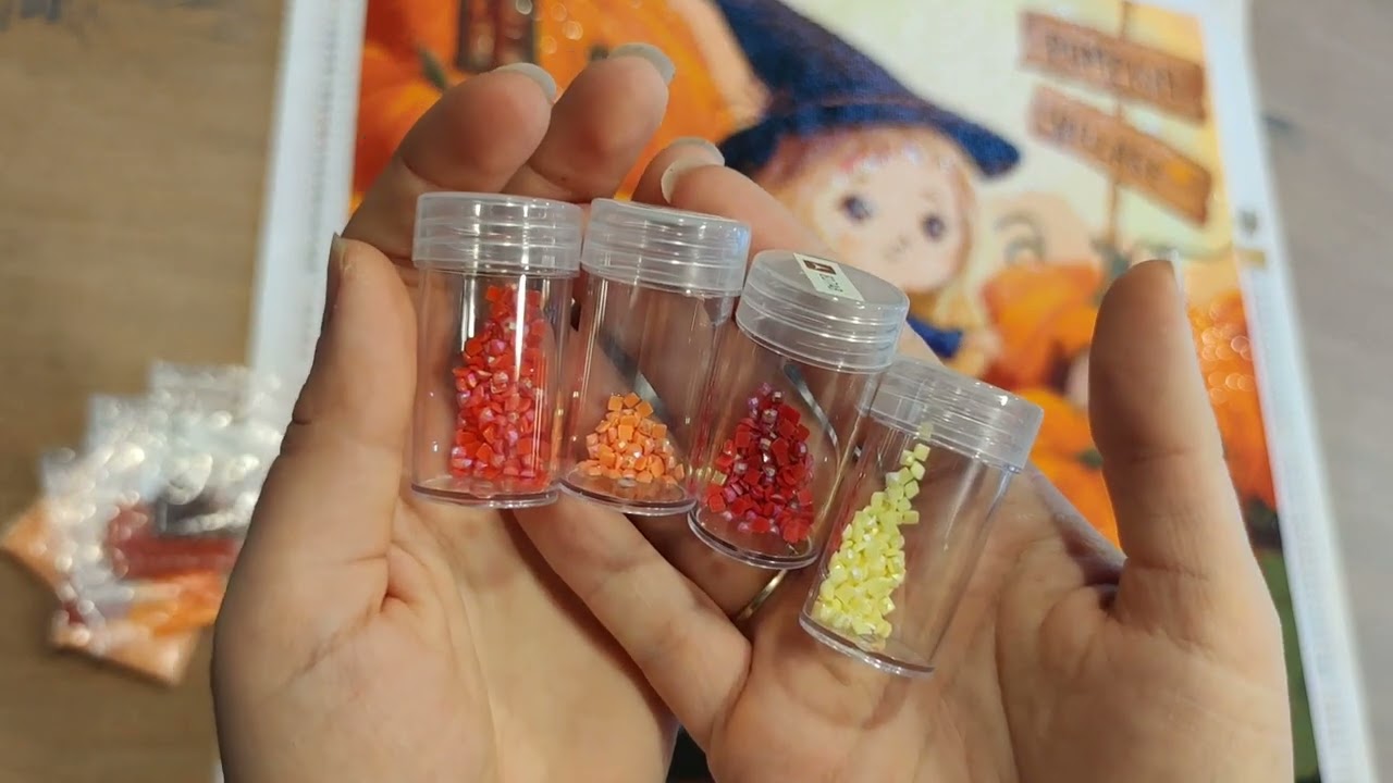 Revue toile Oraloa - Diamond painting - Pumpkin Village #review #diamondpainting #oraloa
