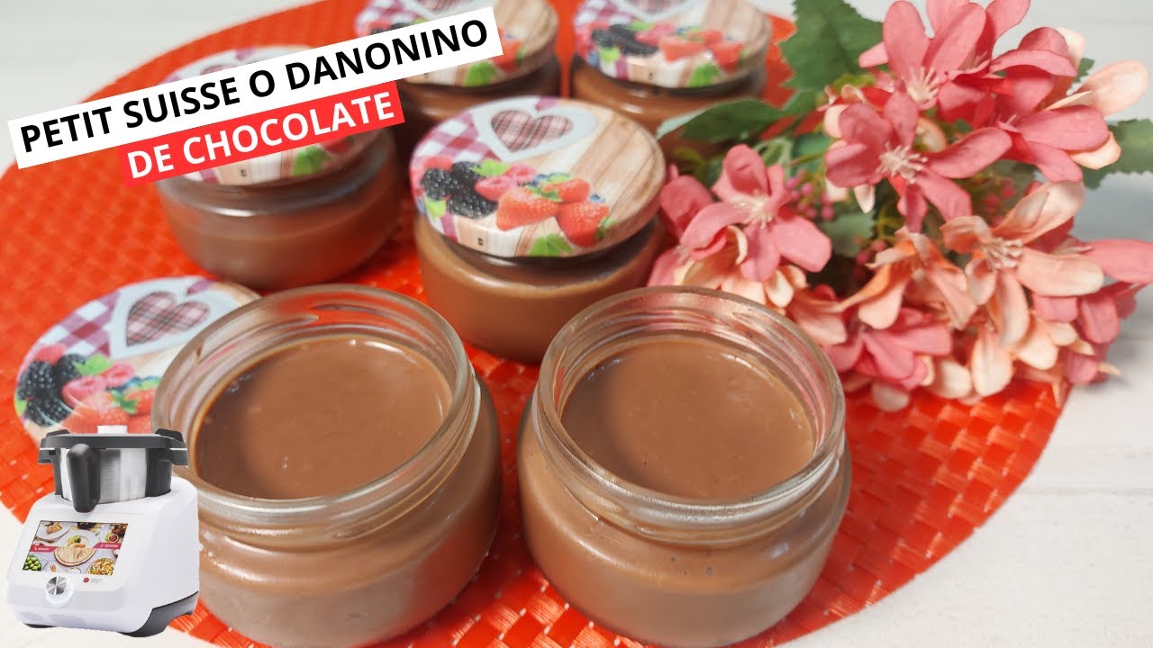 Danonino o Petit Suisse de chocolate en todas las Monsieur Cuisine y Thermomix