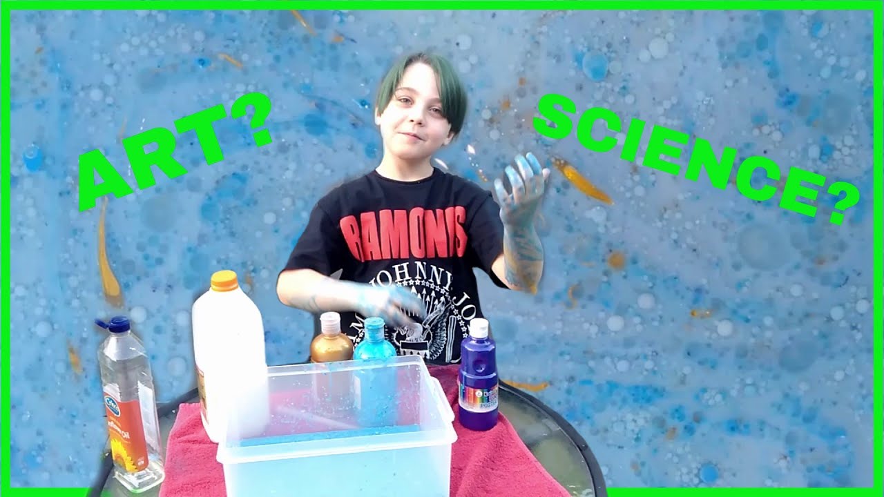 PAINT BUBBLES - Ultra SATISFYING and RELAXING - Art vs Science Experiment