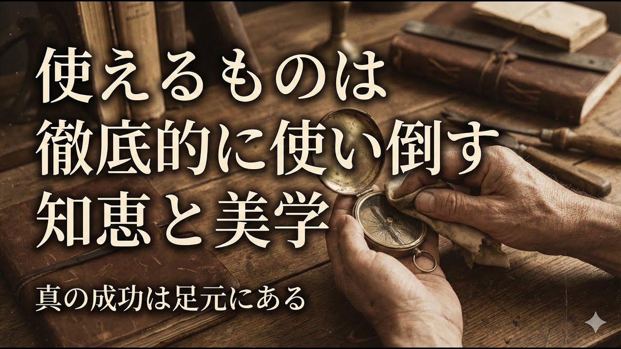 使えるものは徹底的に使い倒す知恵と美学