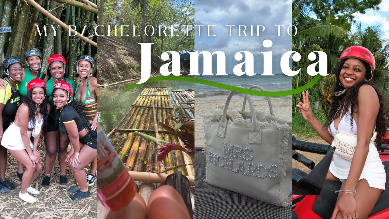 JAMAICA TRAVEL VLOG// bachelorette trip, atvs, zip line, bamboo rafting, boat party + MORE