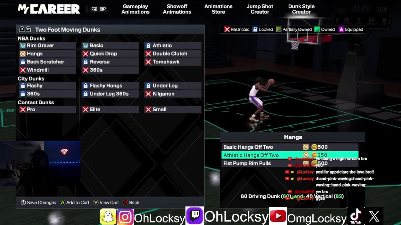 2k at night OhLocksy Live 🎊🏆 \WSocials