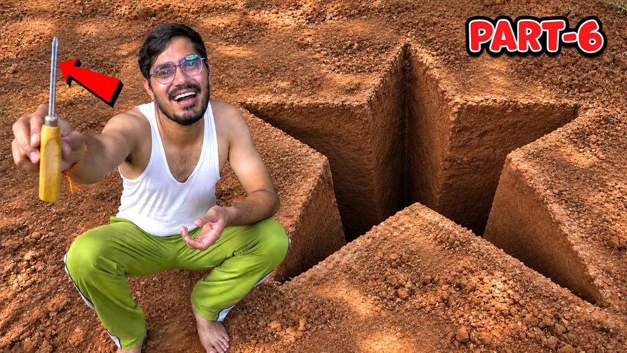 ₹100,000 Dig the Hole Challenge - Ninja Star Shaped | Dig a Hole and Win One Lakh