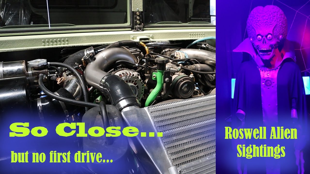 Humvee Duramax Build - so close but no first drive yet...Custom Coolant Reservoir and Intake Tubing