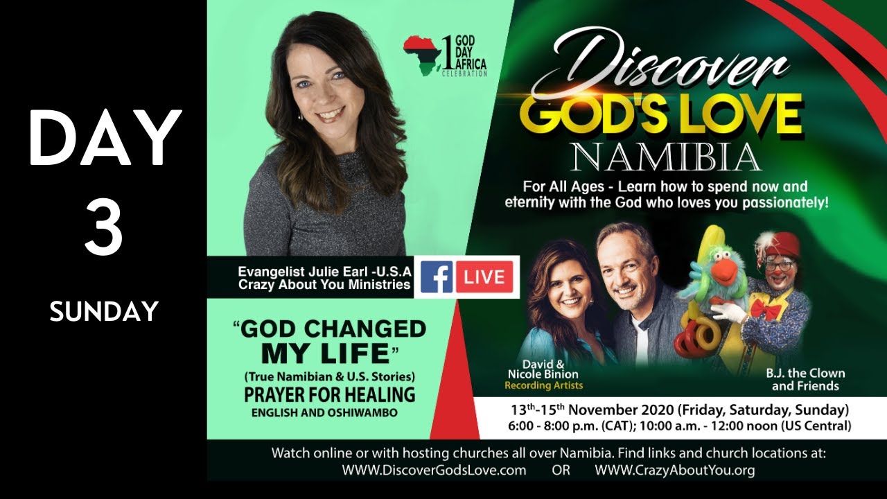 Discover God's Love Namibia - Day 3 | You Were Created to Love Your World | Julie Earl with CAYM