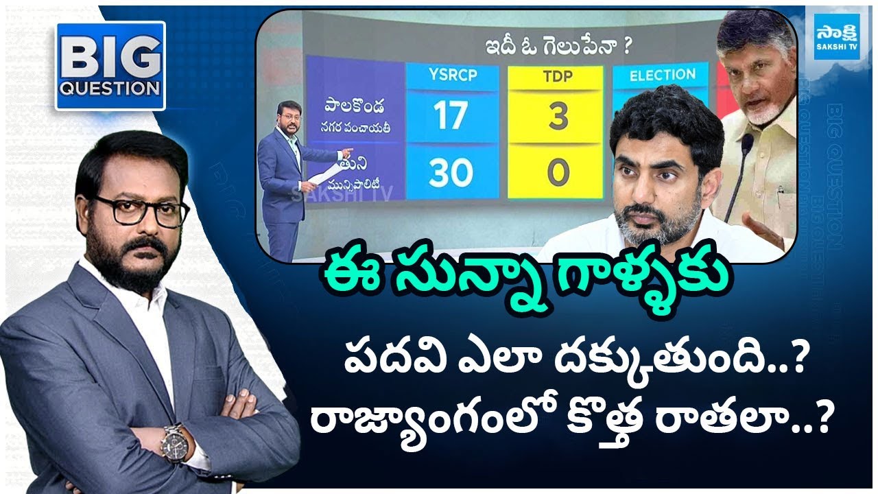 Anchor Eshwar Stright Question - How TDP Win In Municipal Elections..? | Attacks On YSRCP Leaders