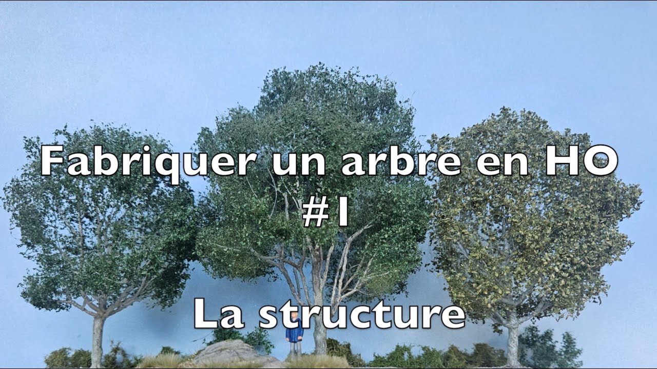 Fabriquer un arbre en HO #1 ( La structure) / [ENG] how to modell a HO scale tree with 22 gauge wire