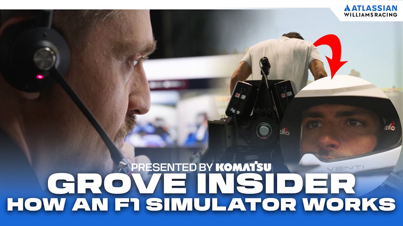Carlos Sainz & Gaëtan Jego Show How an F1 Simulator Works!