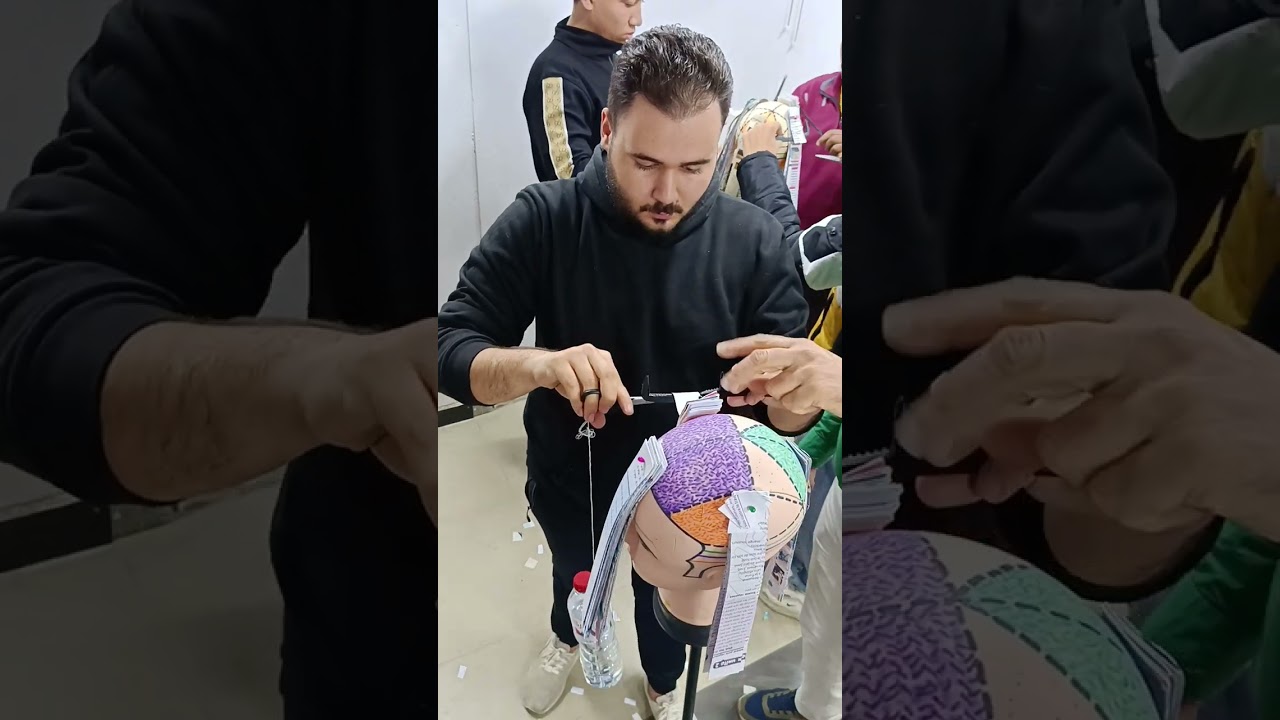 تدريب تمهيدي للمبتدئين بالحلاقه 