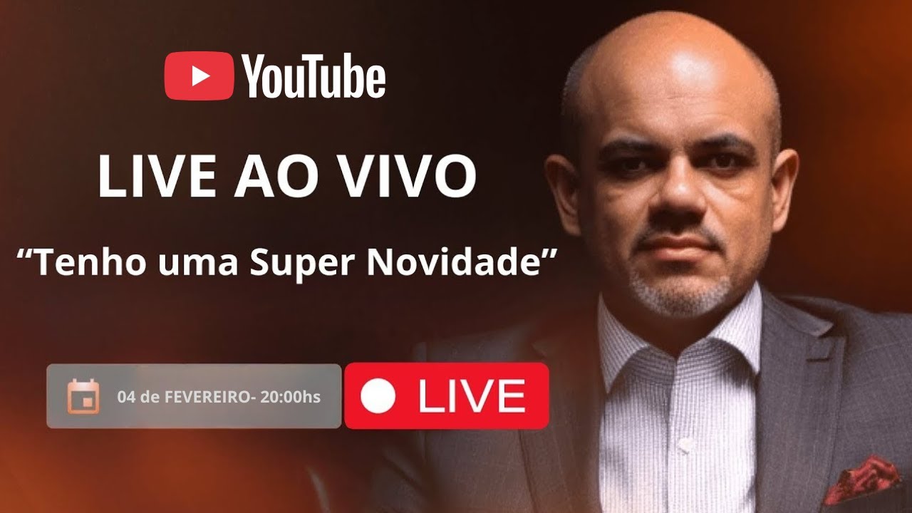 LIVE ESPECIAL HOJE | GRANDE NOVIDADE - 2026 📱