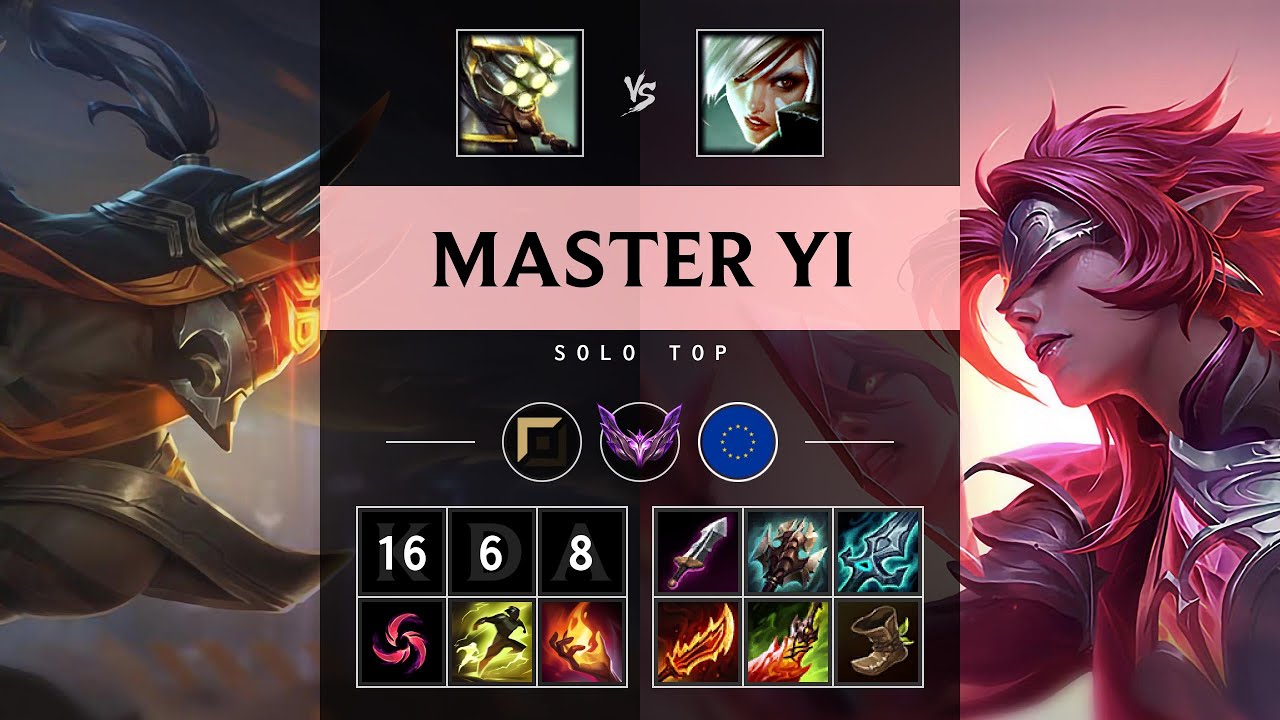 Master Yi Top vs Riven - EUW Master Patch 25.19