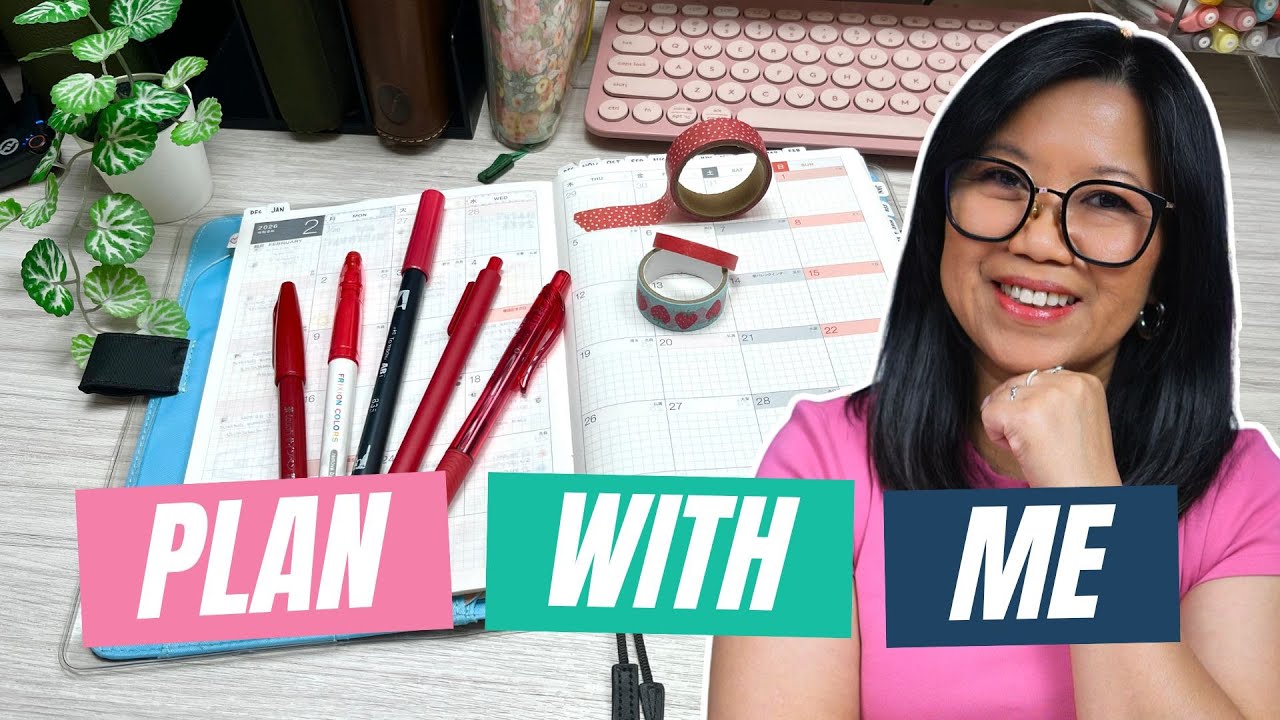 Setting Up February Calendar | Plan With Me