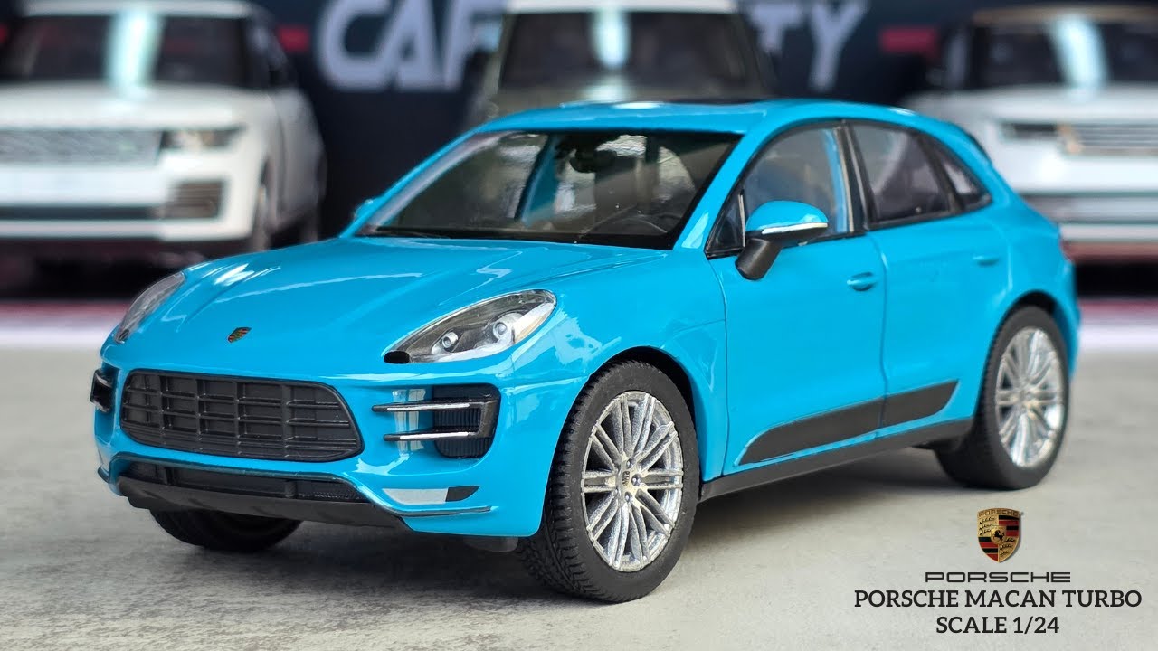 HD Miniature | Porsche Macan Turbo 1/24 Scale Official Licensed Diecast Model