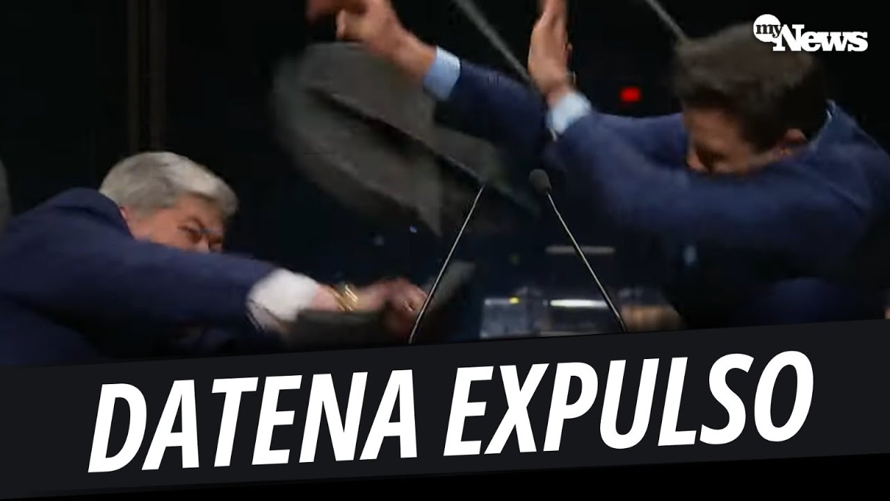 VEJA IMAGENS EXCLUSIVAS DA EXPULSÃO DE DATENA DO DEBATE APÓS AGREDIR PABLO MARÇAL