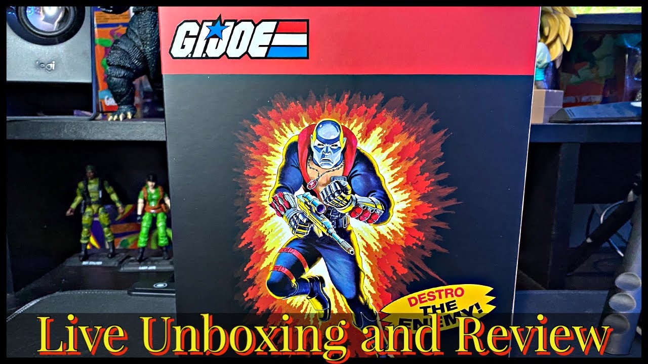 Mezco G.I Joe Destro Live Unboxing and Review