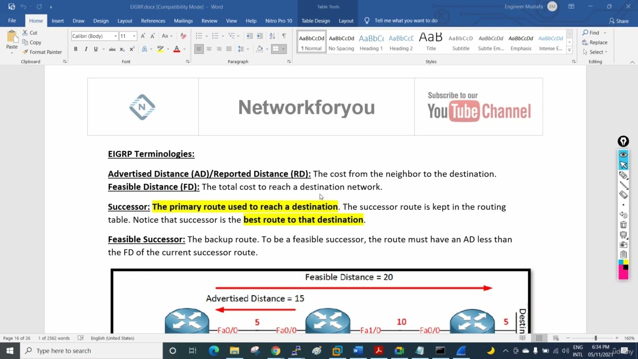 71. 68. Eigrp FD and AD theory with Lab