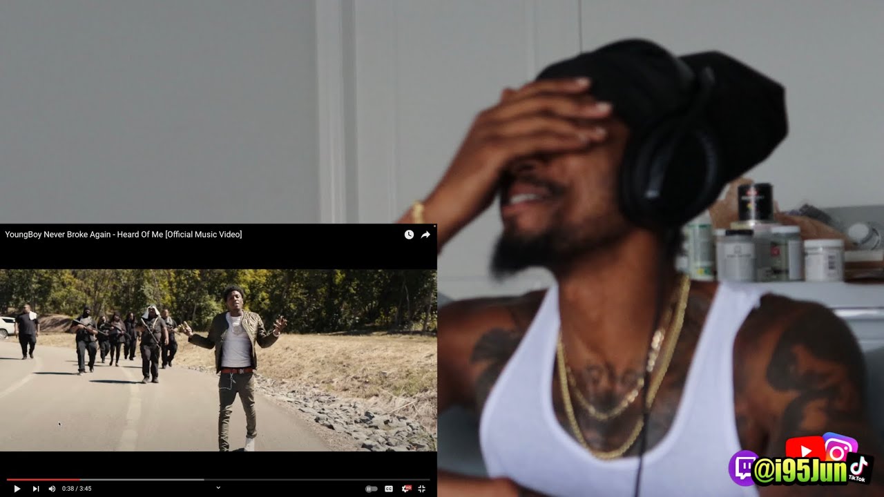 YoungBoy Never Broke Again - Heard Of Me [Official Music Video] | @i95jun REACTION
