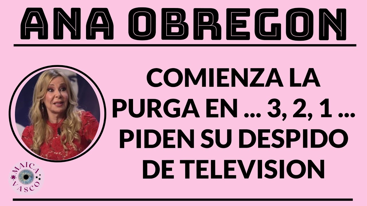 ANA OBREGON: PIDEN SU DESPIDO EN TELEVISION POR DEFENDER A JULIO IGLESIAS EN DE VIERNES: LA PURGA