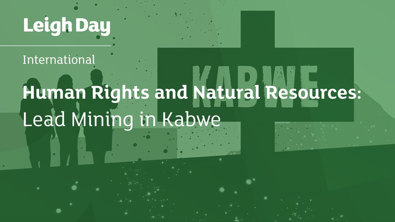Human Rights and Natural Resources | Lead Mining in Kabwe