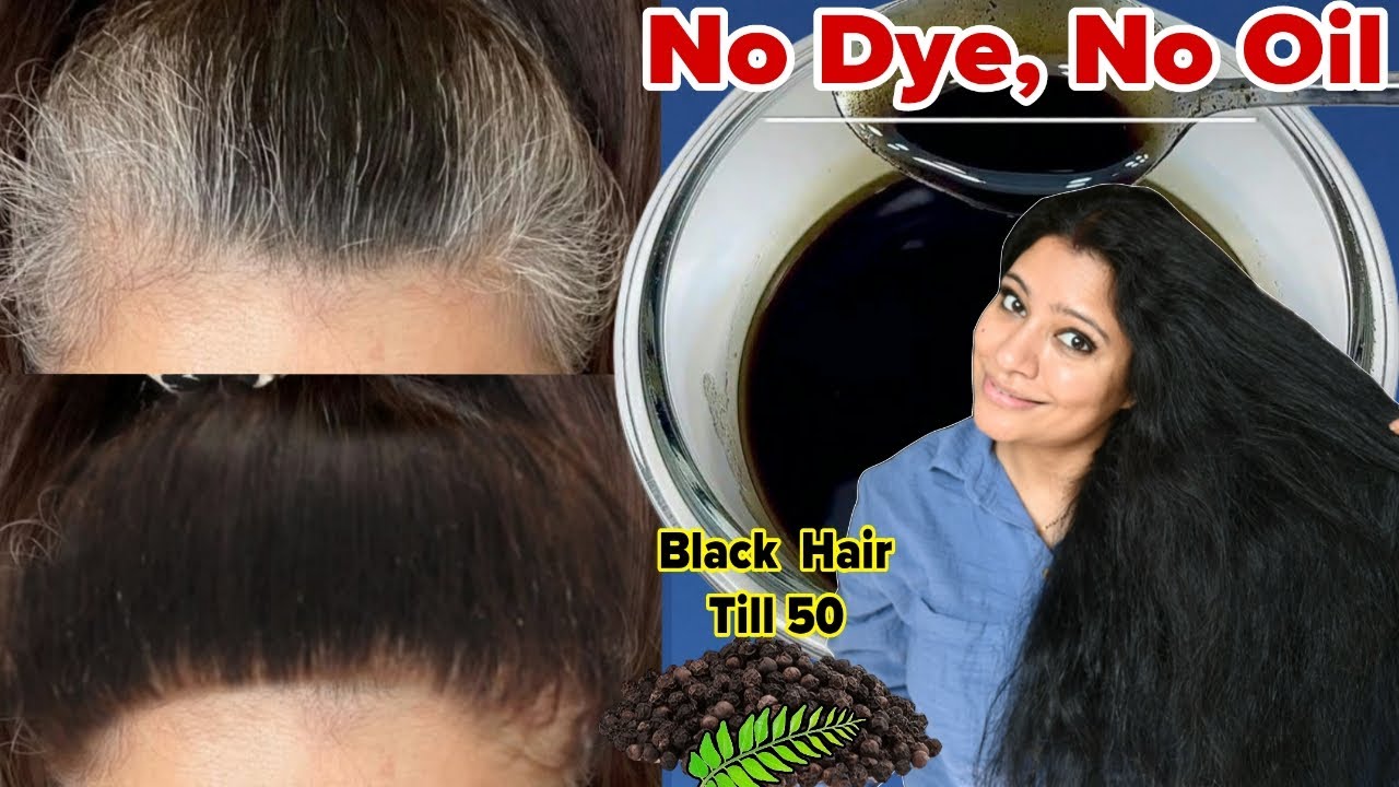 No Dye ,No Oil Just Leave This Overnight In Your Hair To Make Hair Black Till 50।Garima Singh ।