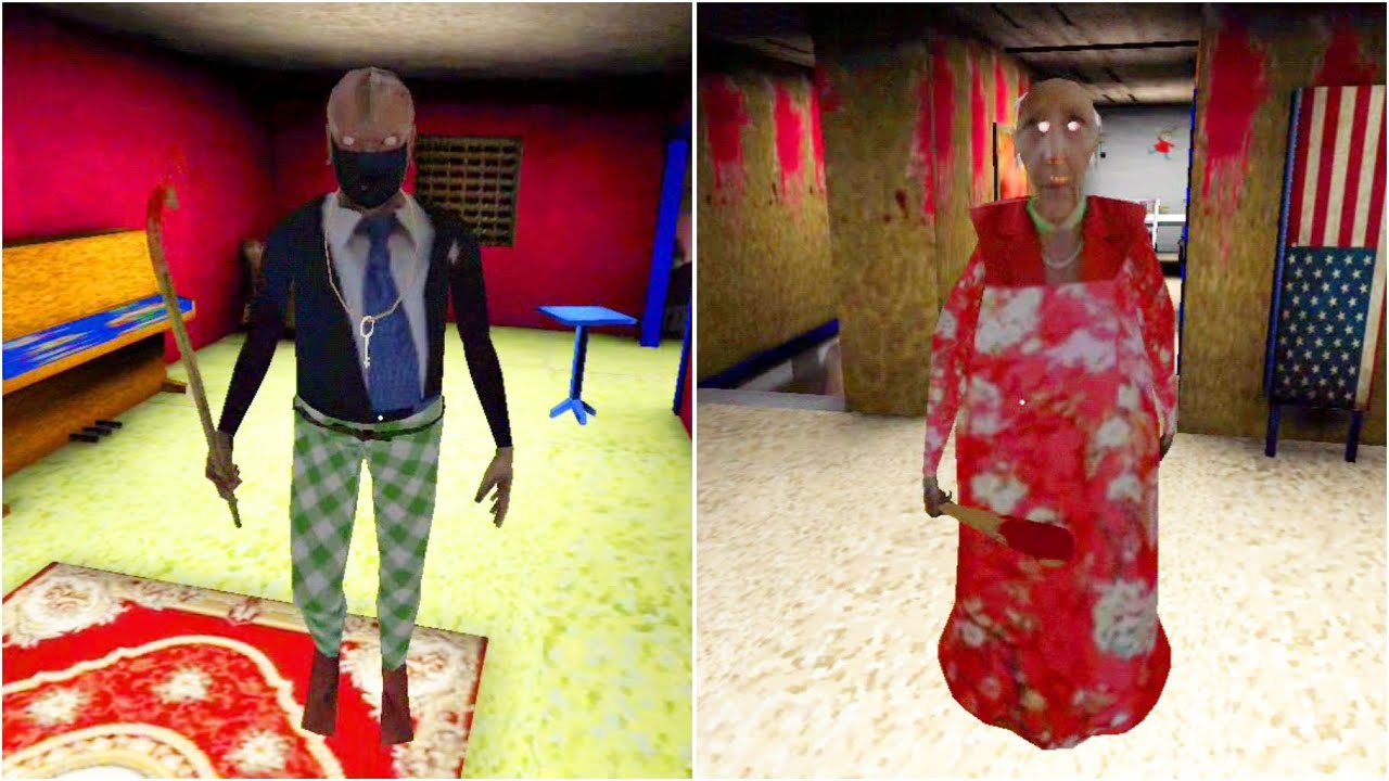 Grandpa Wears A Face Mask But Granny Is Not