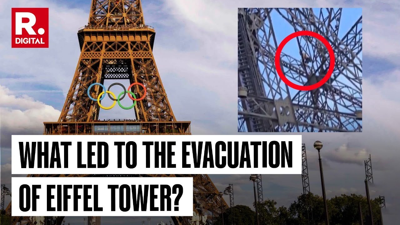 Paris Olympics Closing Ceremony: Man Climbs Eiffel Tower Leading To Its Evacuation