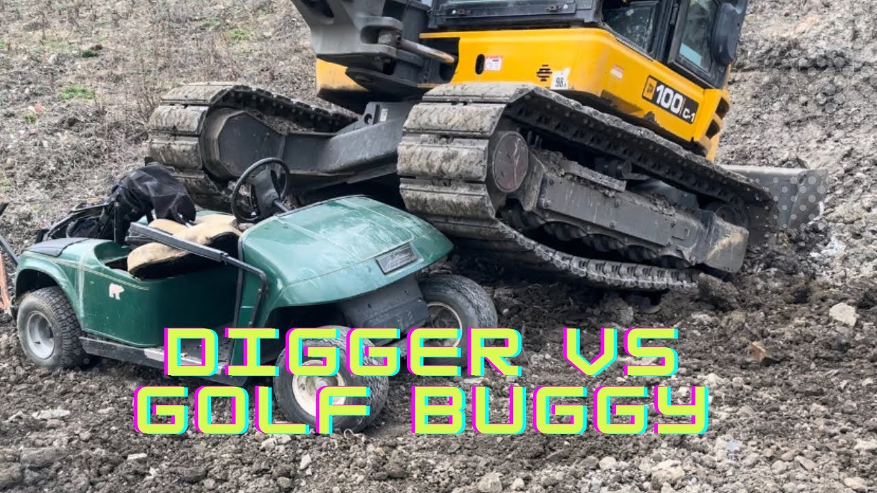 Digger vs golf buggy