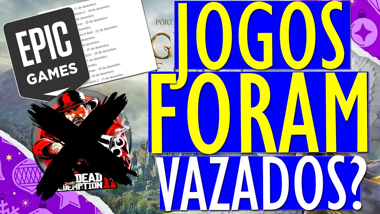 MEU DEUS! A LISTA dos 17 JOGOS GR&Aacute;TIS da EPIC foi VAZADA? N&Atilde;O!! KKKK