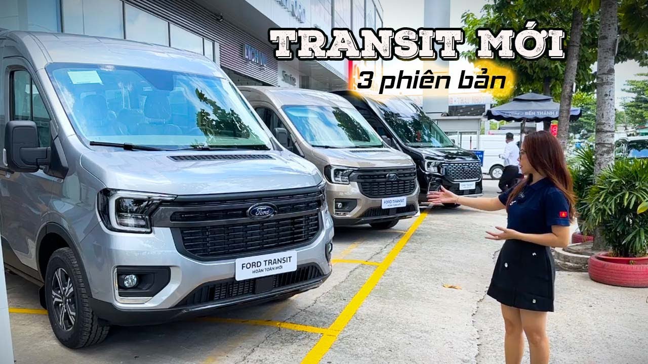 Chỉ từ 250 Triệu sở hữu xe 16 chỗ Ford Transit 2024: Bản Trend, Premium, Premium + | G&aacute;i M&ecirc; Xe