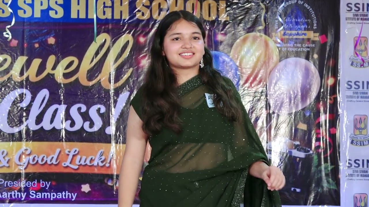 Farewell celebrations , SSC batch 2025-26,SPS HIGH SCHOOL ,Kompally