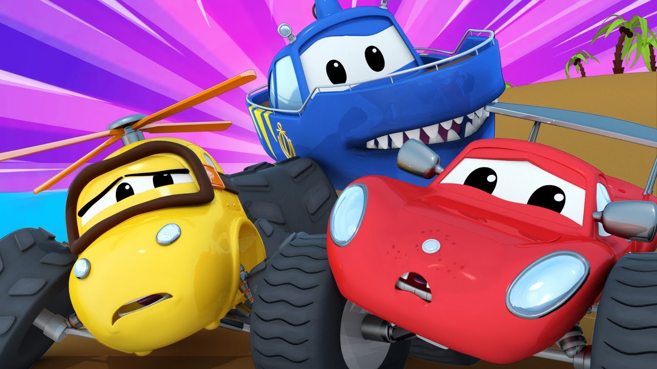 Mia est perdue au milieu de la mer ! - Monster Town 🚗 Dessin animé enfants