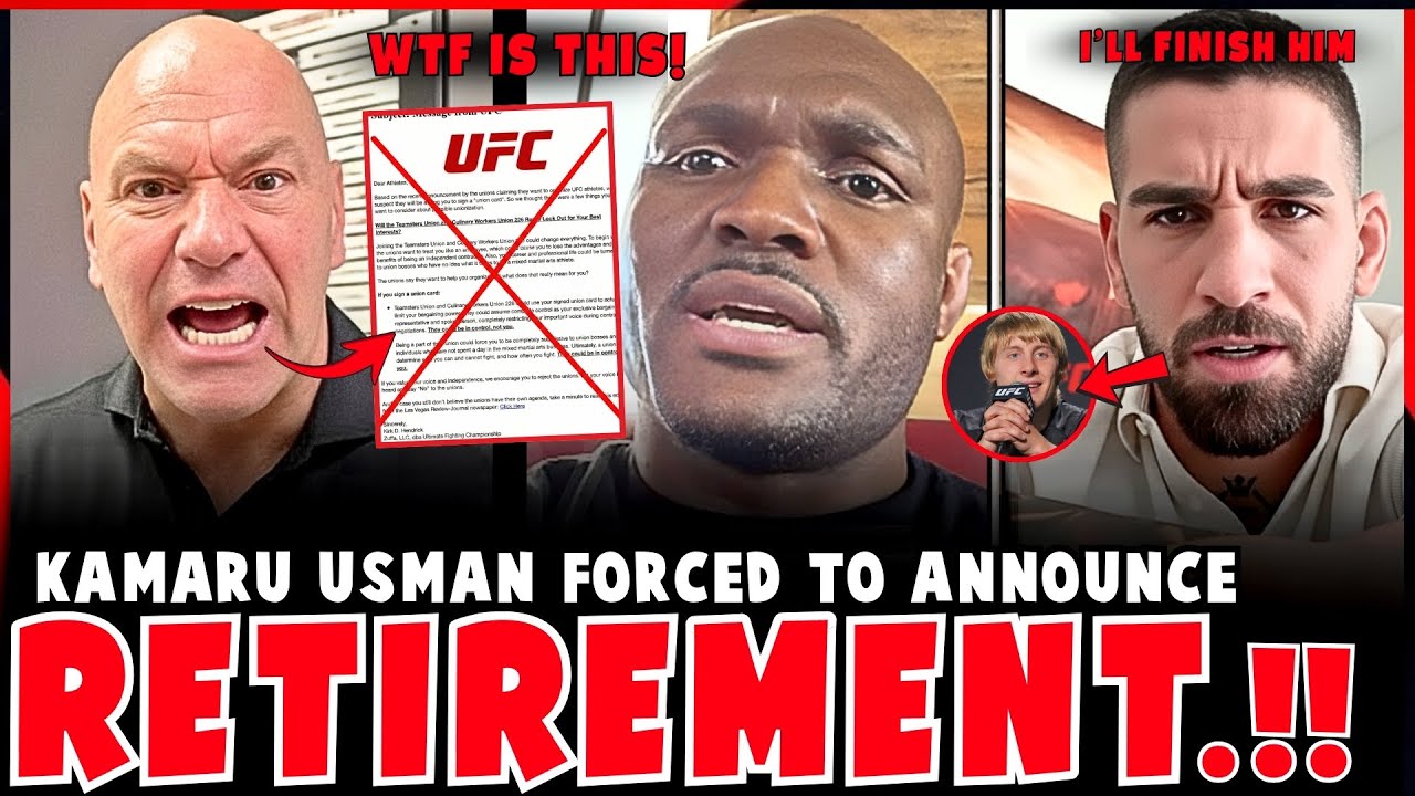 Kamaru Usman Forced to Announce Retirement! | Ilia Topuria vs Paddy Pimblett Announced! | MMA News