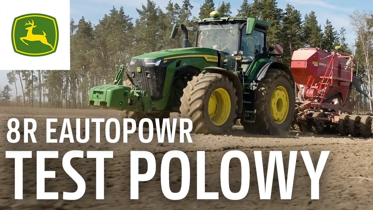 John Deere 8R 410 z eAutoPowr w akcji: Zaufany ciągnik czeskich rolnik&oacute;w