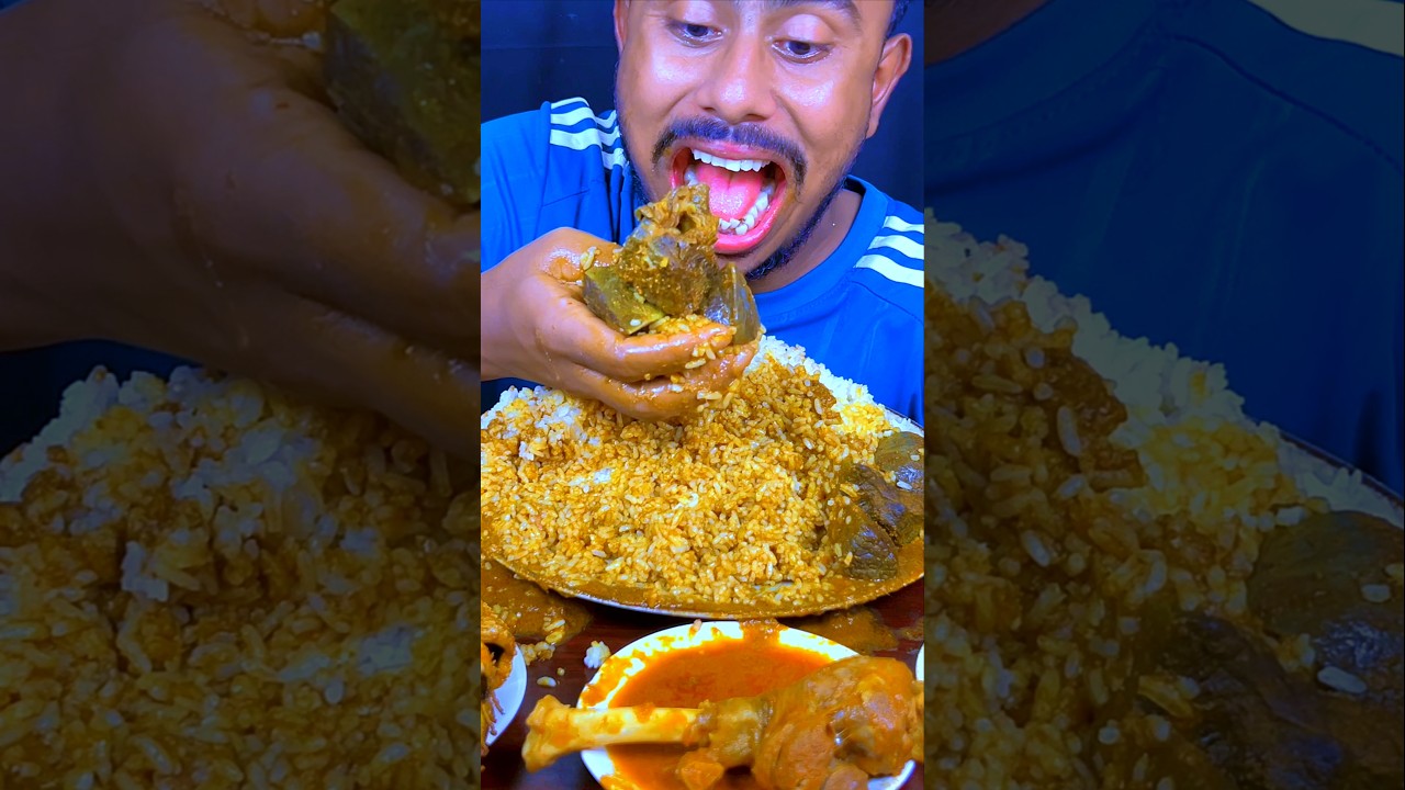 Very Spicy Mutton Lounge Curry,Rice Eating #shortvideo #shorts #viralshort #short #mukbang #asmr