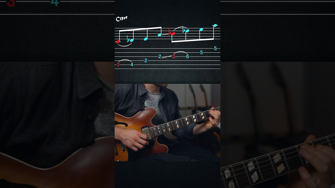 Full C13♭9 Arpeggio for Blues Tension!
