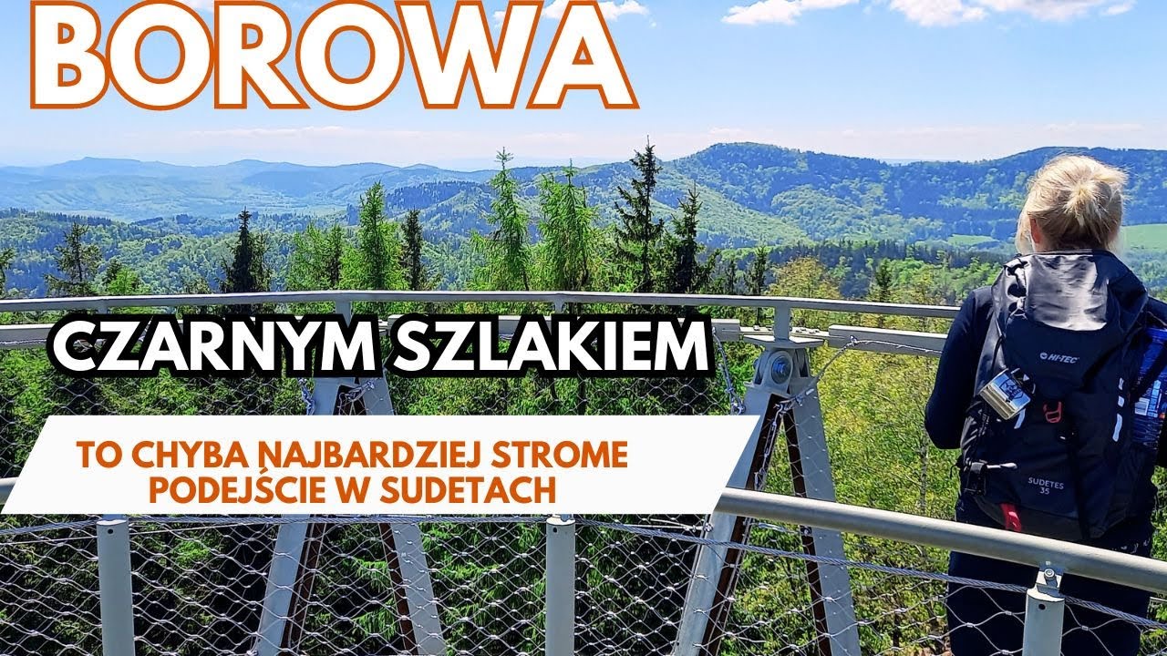 Borowa - czarnym szlakiem. G&oacute;ry wałbrzyskie. Dolnośląskie
