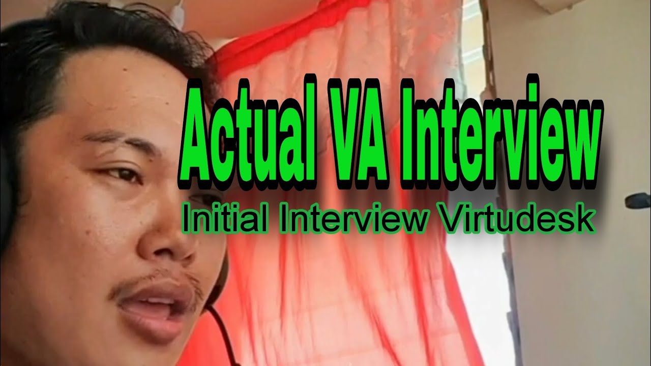 My Virtudesk Actual Initial Interview for Executive Assistant | #wfh #jobinterview #virtualassistant