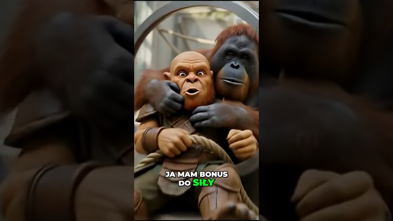 Test siły Orangutan vs Ghrumek 🐒 ZOO Łódź 