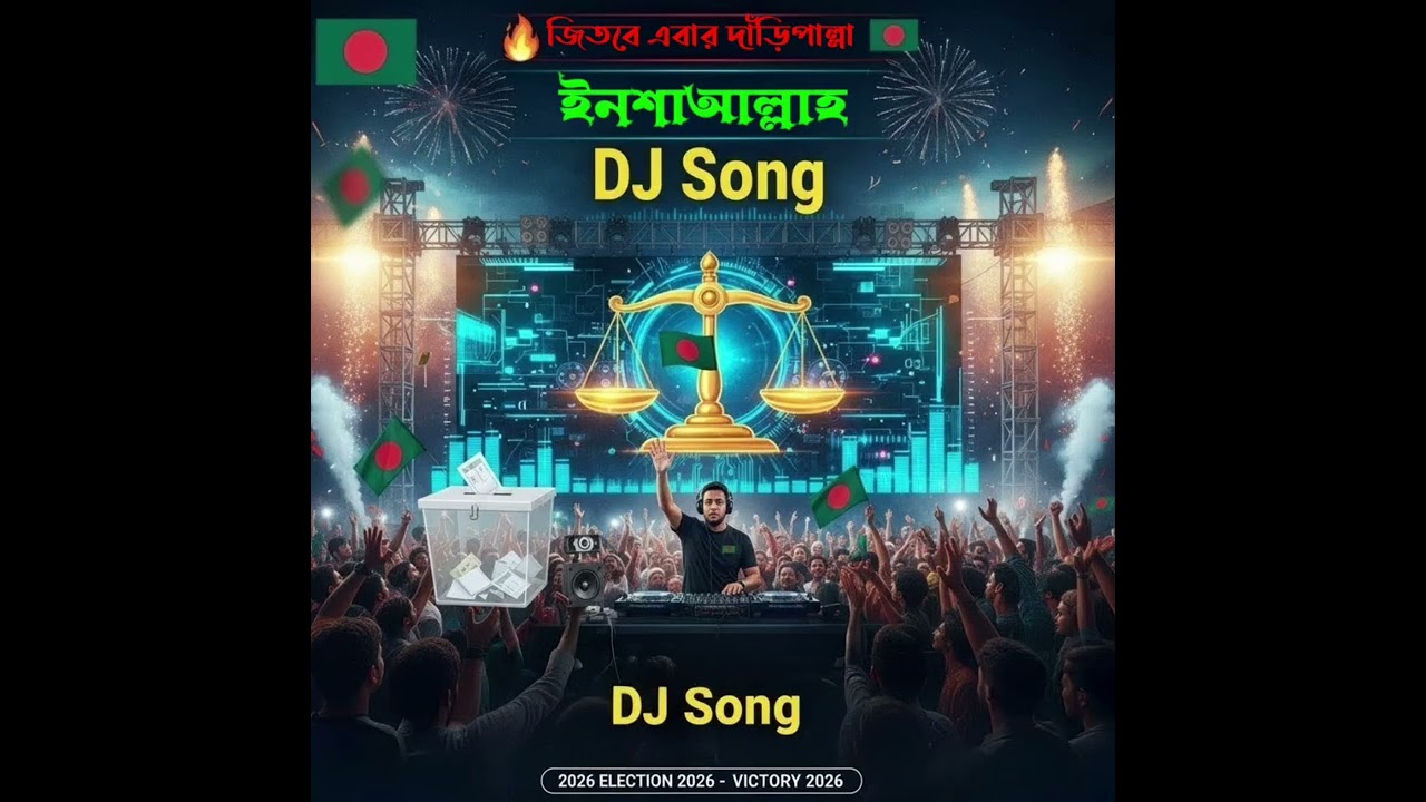 জিতবে এবার দাঁড়িপাল্লা 🔥 নির্বাচনী নতুন ডিজে গান ২০২৬ | Daripalla Election DJ Song 2026