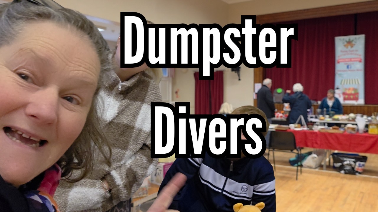 Table Top Sale POV | No Gold Found But Met My DUMPSTER DIVE Partners!