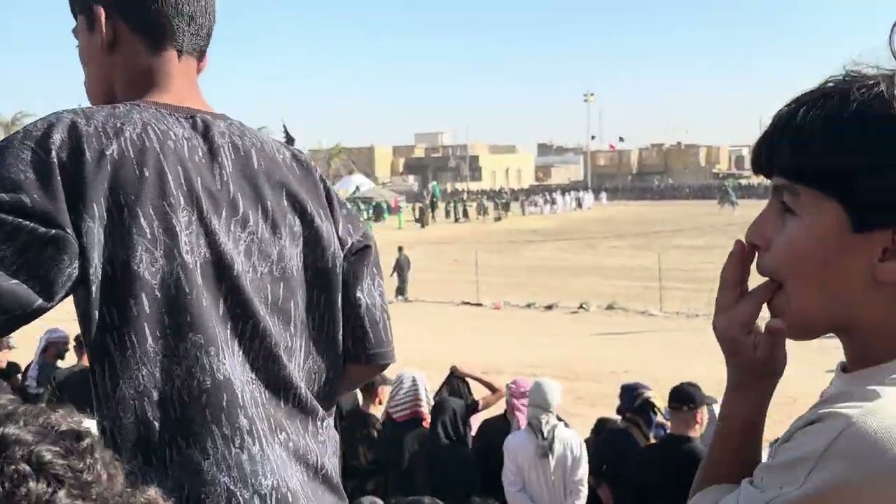 واقعة الطف أهالي الرميثة 2025 دخول الركب الحسيني