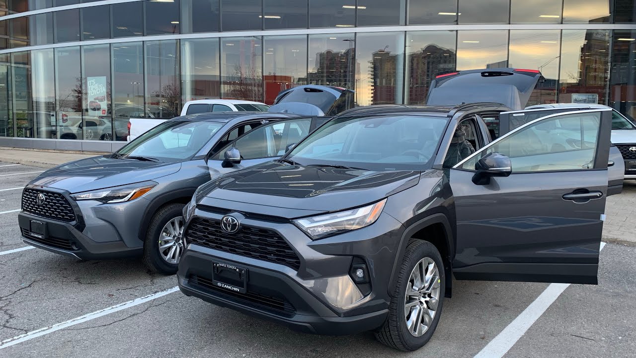 2023 Toyota RAV4 VS Corolla Cross Size Comparison