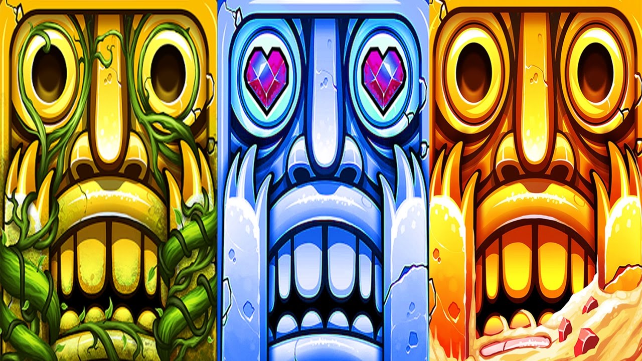 Temple Run 2 Lost Jungle VS Frozen Shadows VS Blazing Sands Android iPad iOS Gameplay HD #1