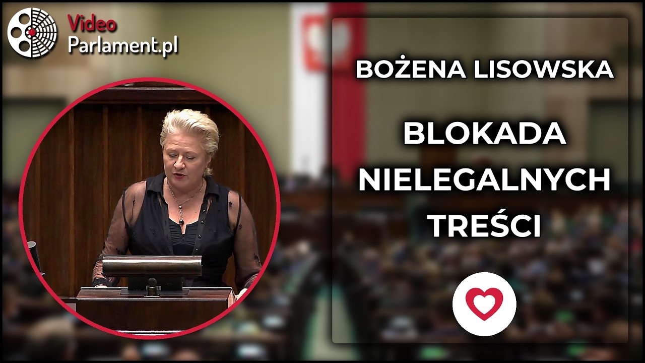 Bożena Lisowska on blocking illegal online content