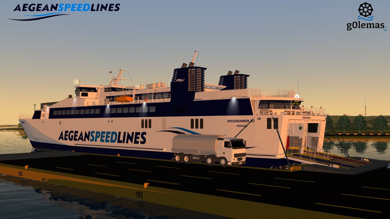 - Morning departure from Piraeus with SpeedRunner III - 🌅🔵
