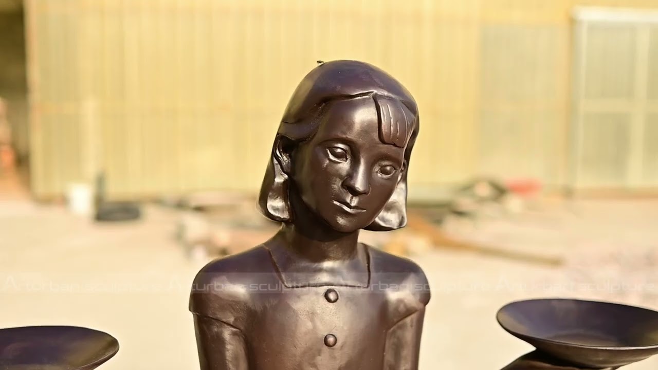 replica of the Savannah Bird Girl Statue
