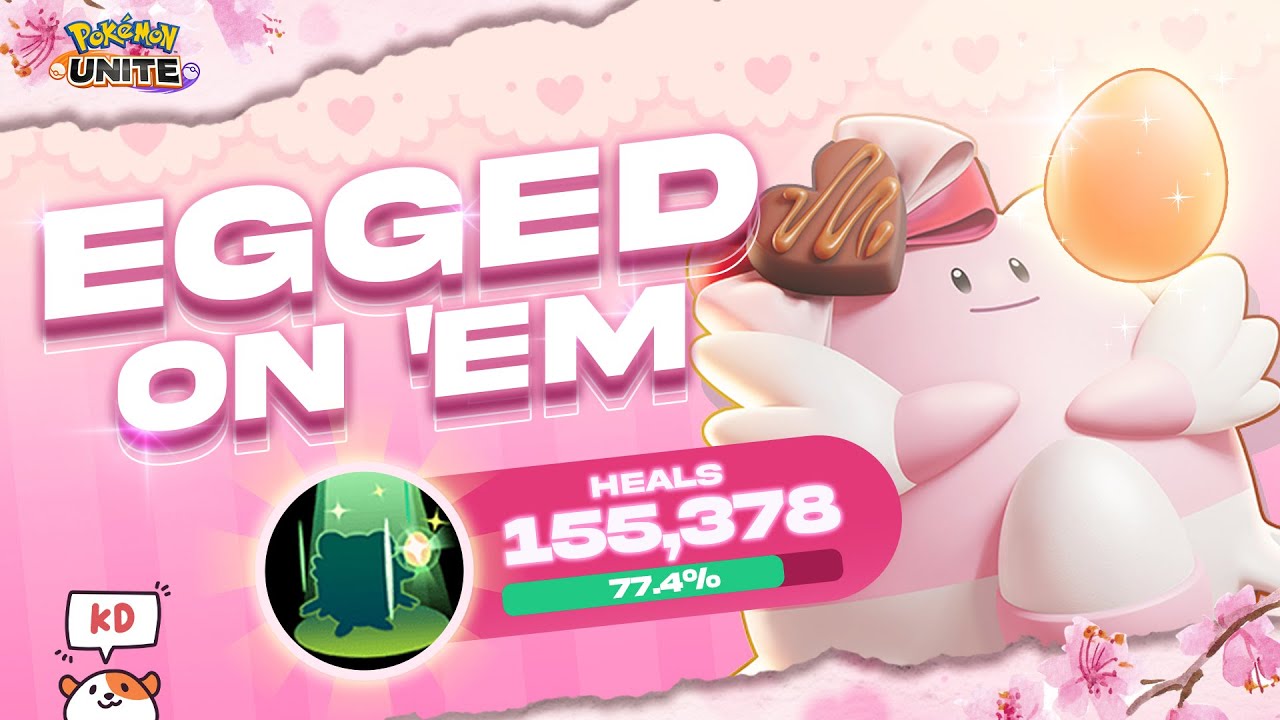 #1 BLISSEY NA EGGED ON 'EM !! Healing Blissey Build  | Pokémon Unite