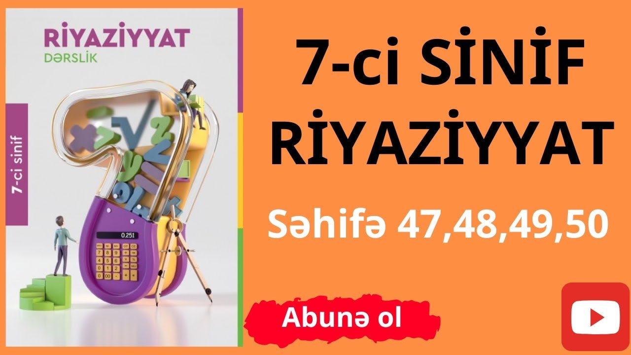 İkiqat bərabərsizliyin modul işarəsinin köməyi ilə yazılması. Səhifə(47,48,49,50)