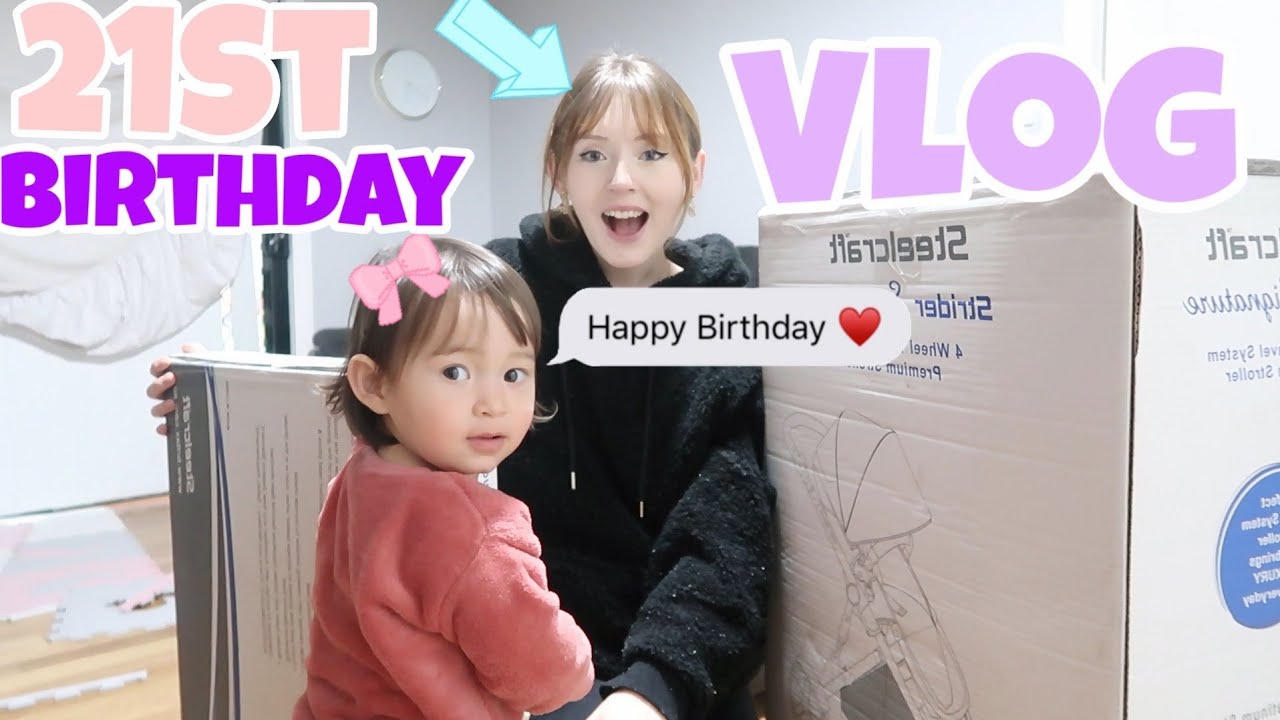 국제커플 외국인아내 21살 생일 브이로그!!!!!!  생일선물은 뭘까???